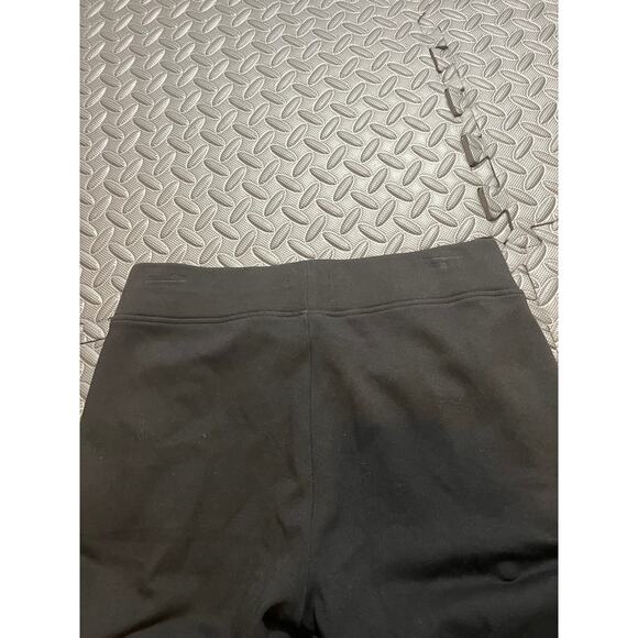 AYR The High Hopes Pants Flare Wide Leg Black Medium Pull On Pima Cotton Blend - Picture 7 of 10